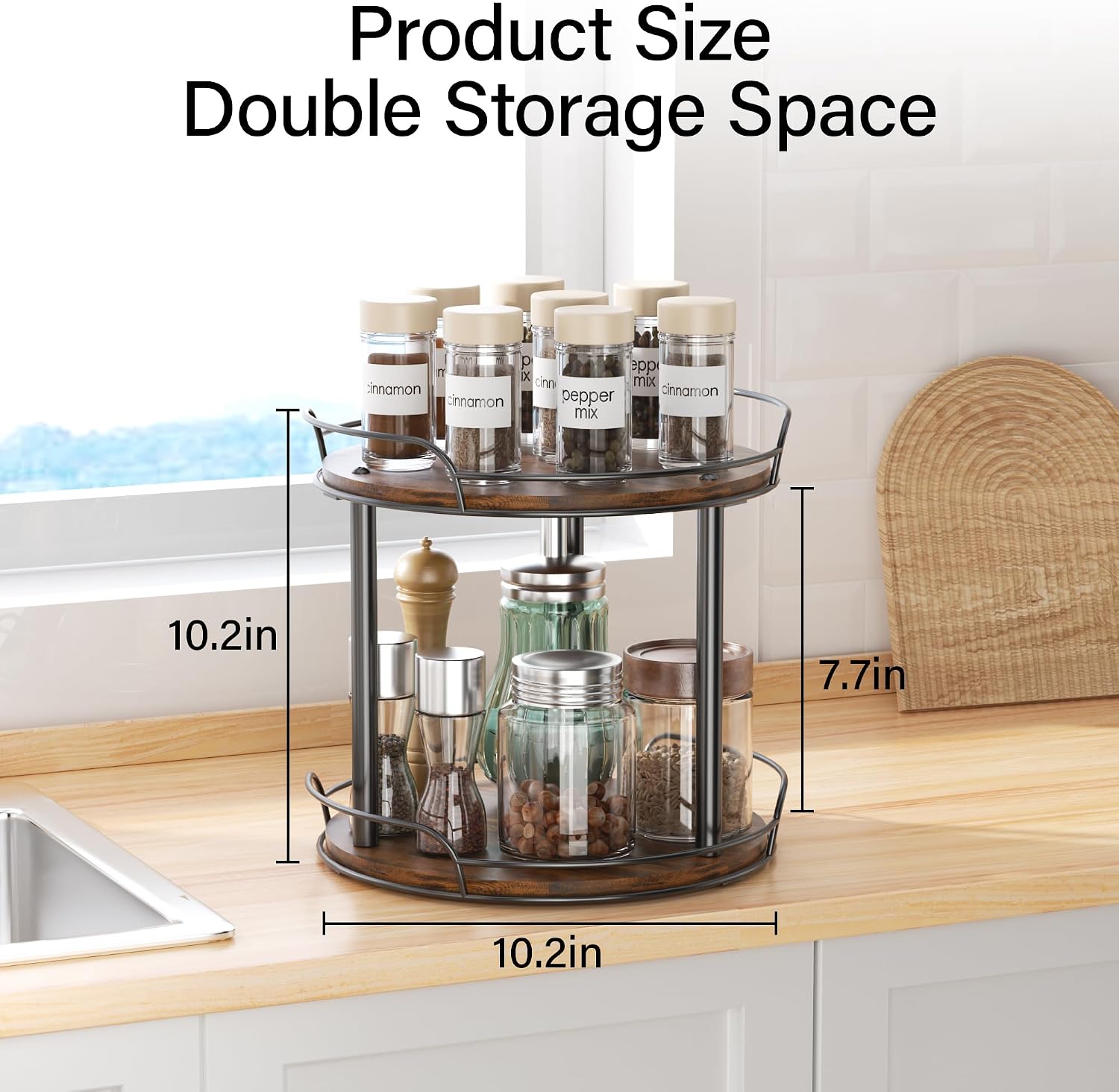 Thumbnail 1 de Pantasia 2-Tier Spice Rack, 10-Inch