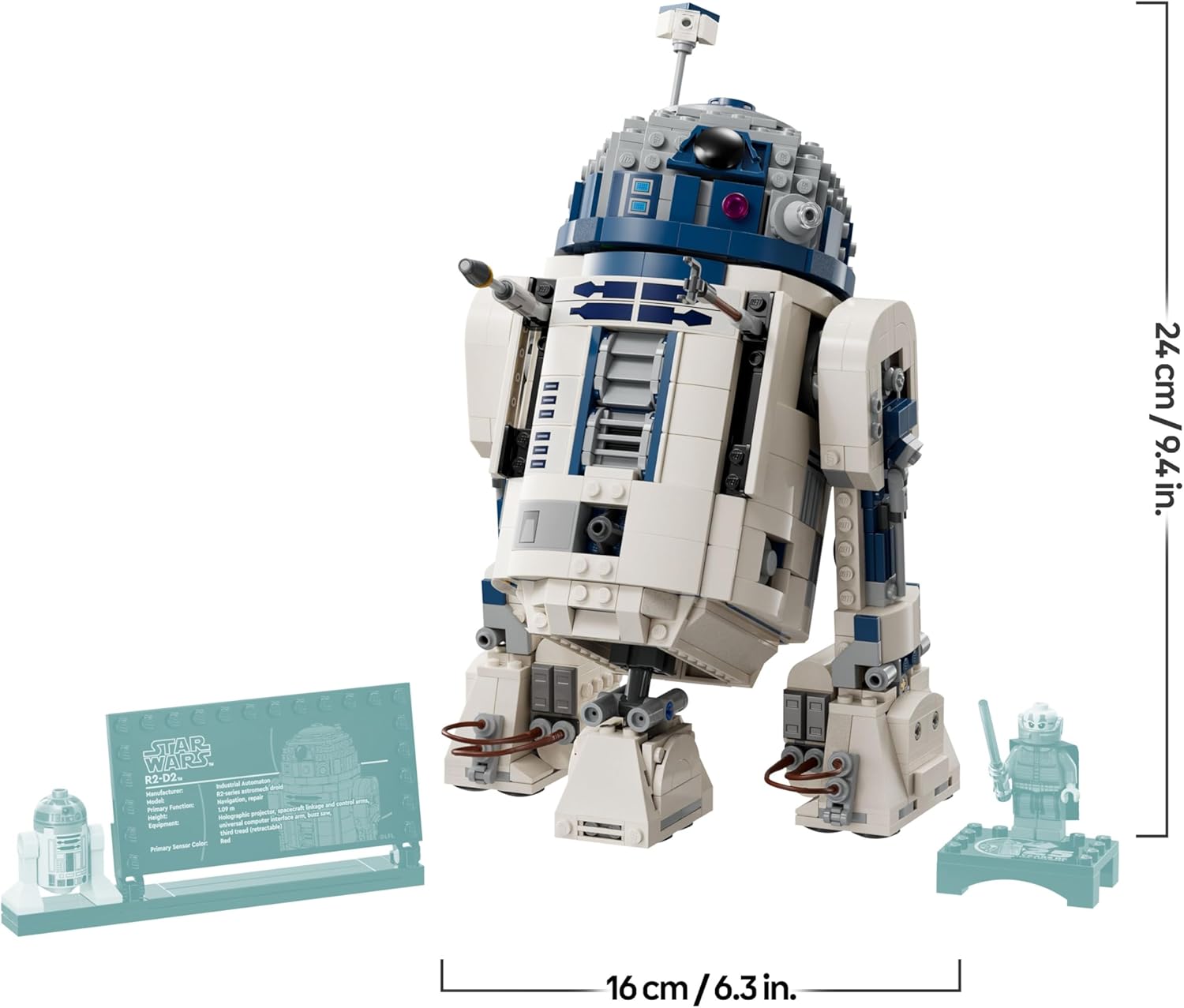 Thumbnail 2 de LEGO Star Wars 75379 R2-D2 Building Toy – Play and Display Droid Figure with Rotating Head, Periscope & Tools