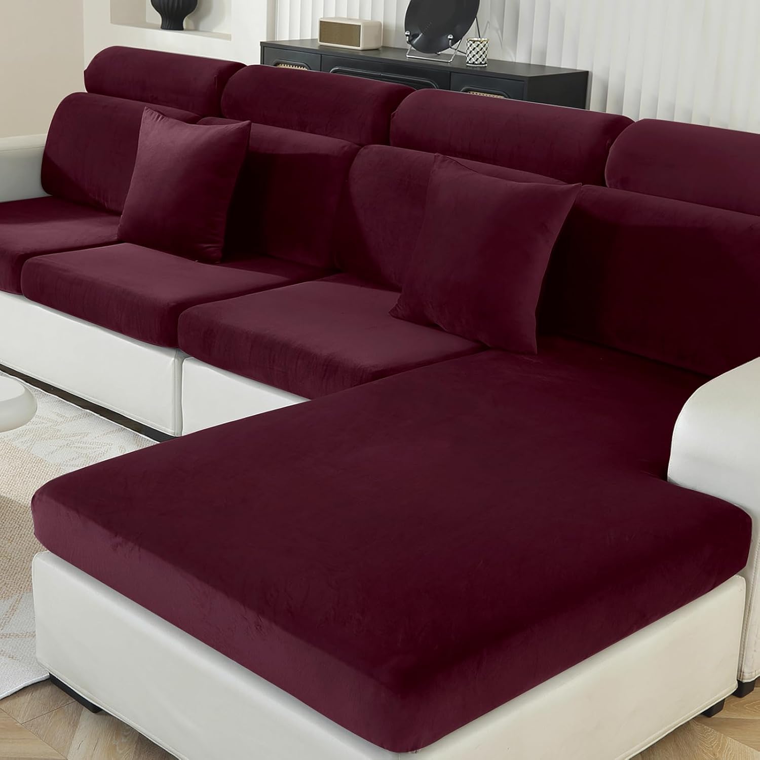 Detalle de Ystyle Copriseduta Divano Velluto 1 Posto ðŸŽ