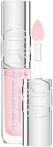 Detalle de L’Oréal Paris Gloss Hyaluron Lip Oil Plump Ambition – Teinte Cristal Clear, huile à lèvres repulpante
