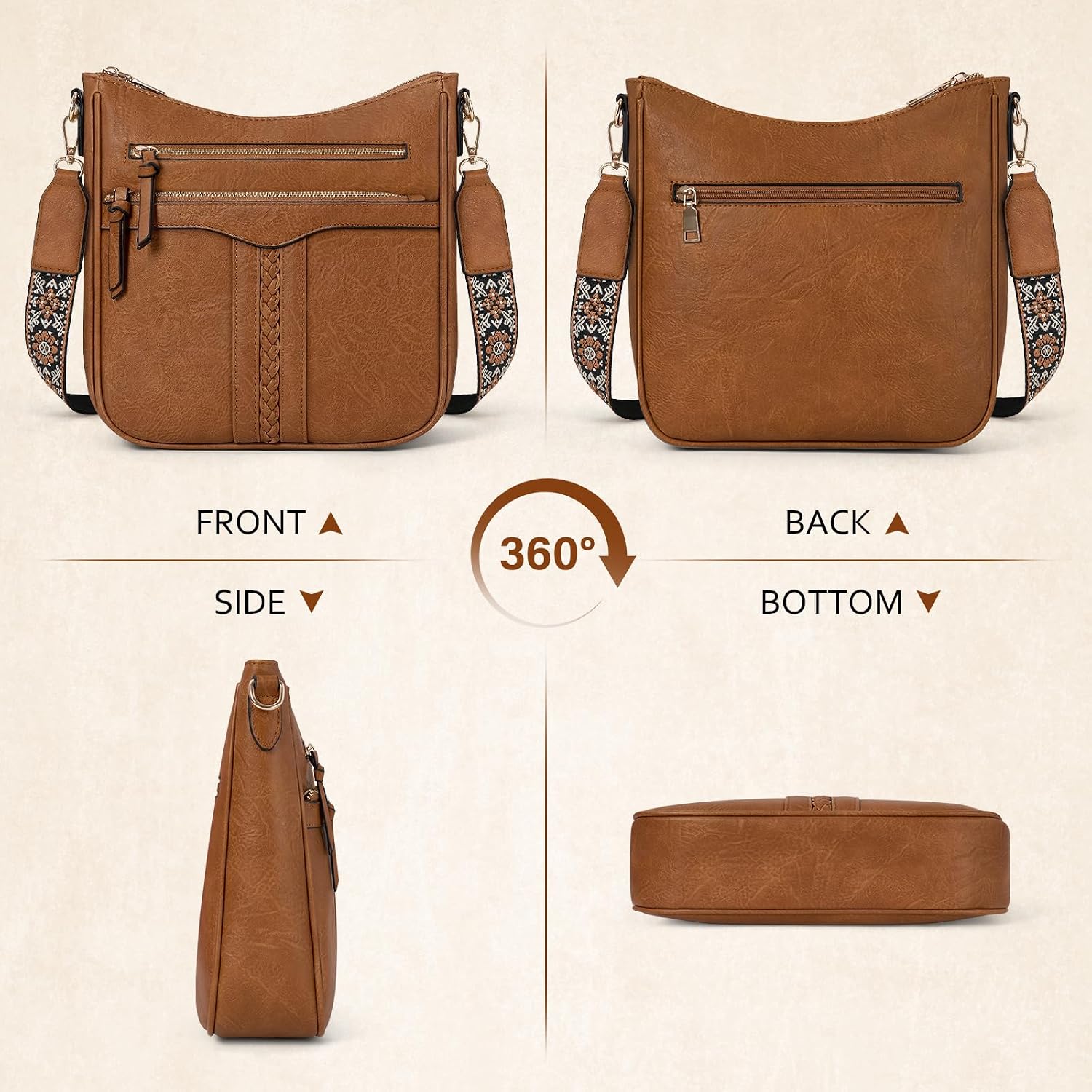 Thumbnail 5 de RAINSMore Cross Body Bag Women 10.24in