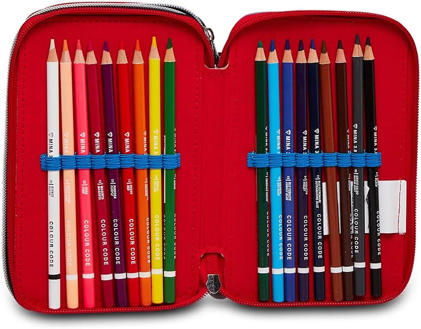 Detalle de Seven Trousse 3 Zip Spider-Man The Greatest Heroe – Multicolore, avec crayons et feutres