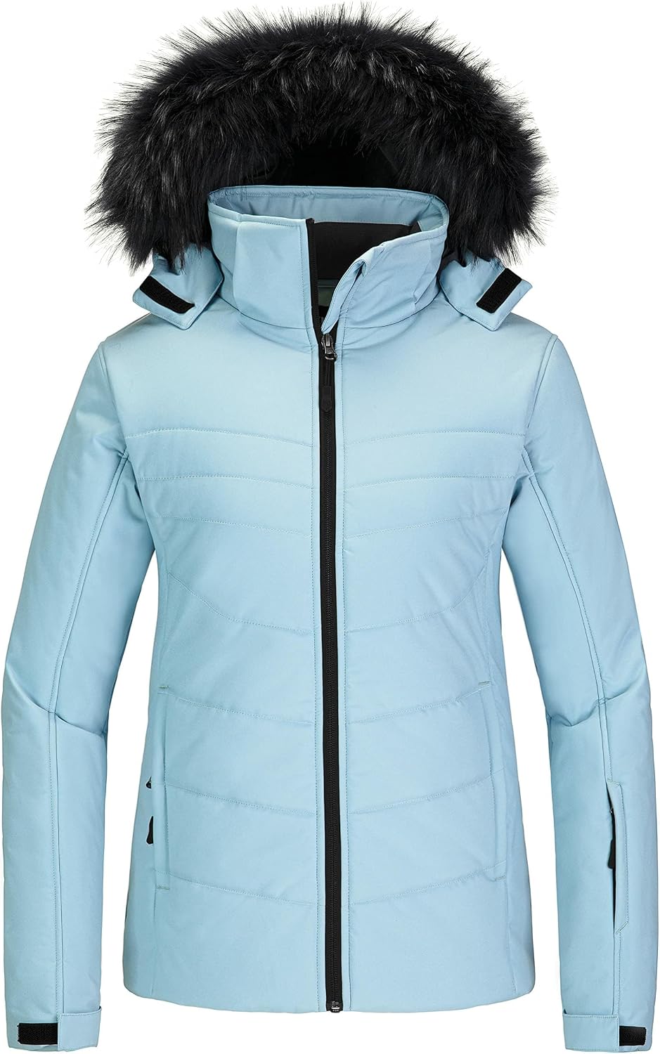 Detalle de Skieer Women's Waterproof Ski Jacket Warm Puffer Coat