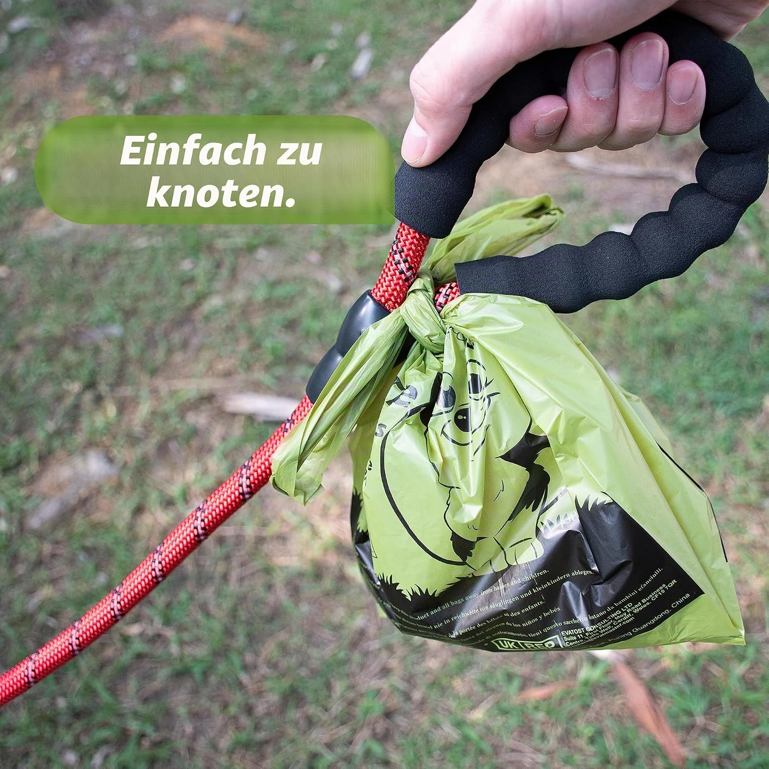 Thumbnail 1 de YORJA Hundekotbeutel mit Griffen – 440 Beutel, 18 x 38 cm, 100% wasserdicht, biologisch abbaubar