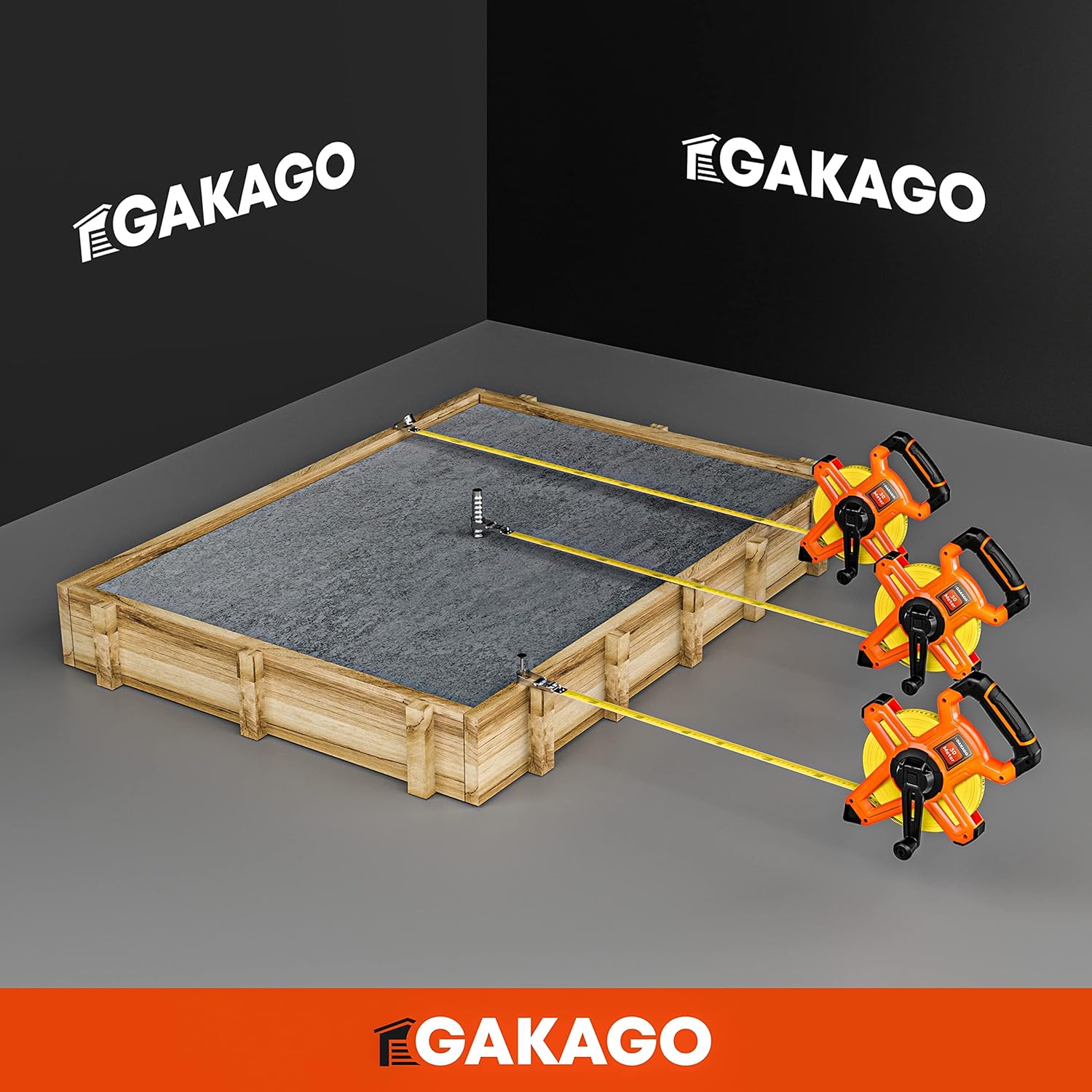 Thumbnail 6 de Gakago Bandmaß 30 m mit 3-fach Übersetzung
