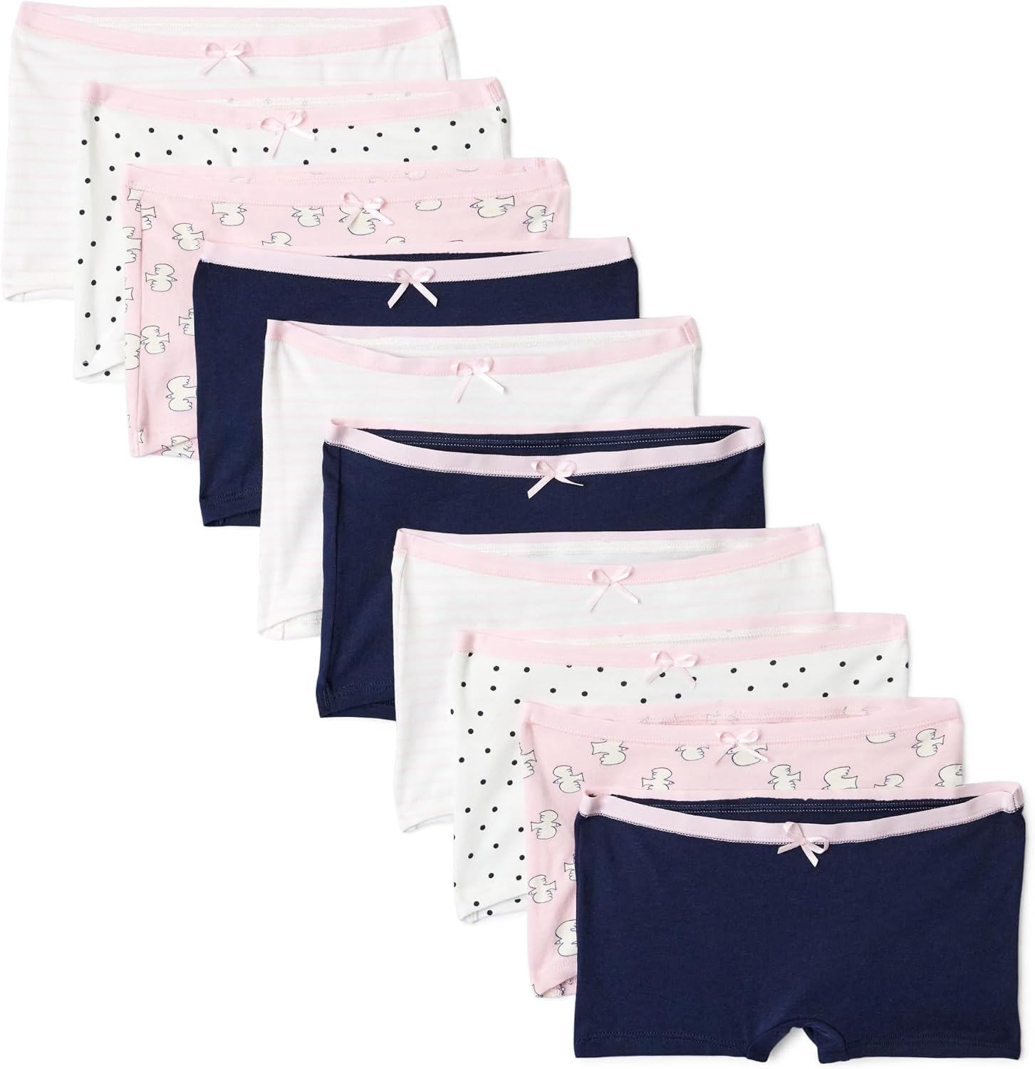 Detalle de Amazon Essentials Fille Culotte Boxer en Jersey de Coton