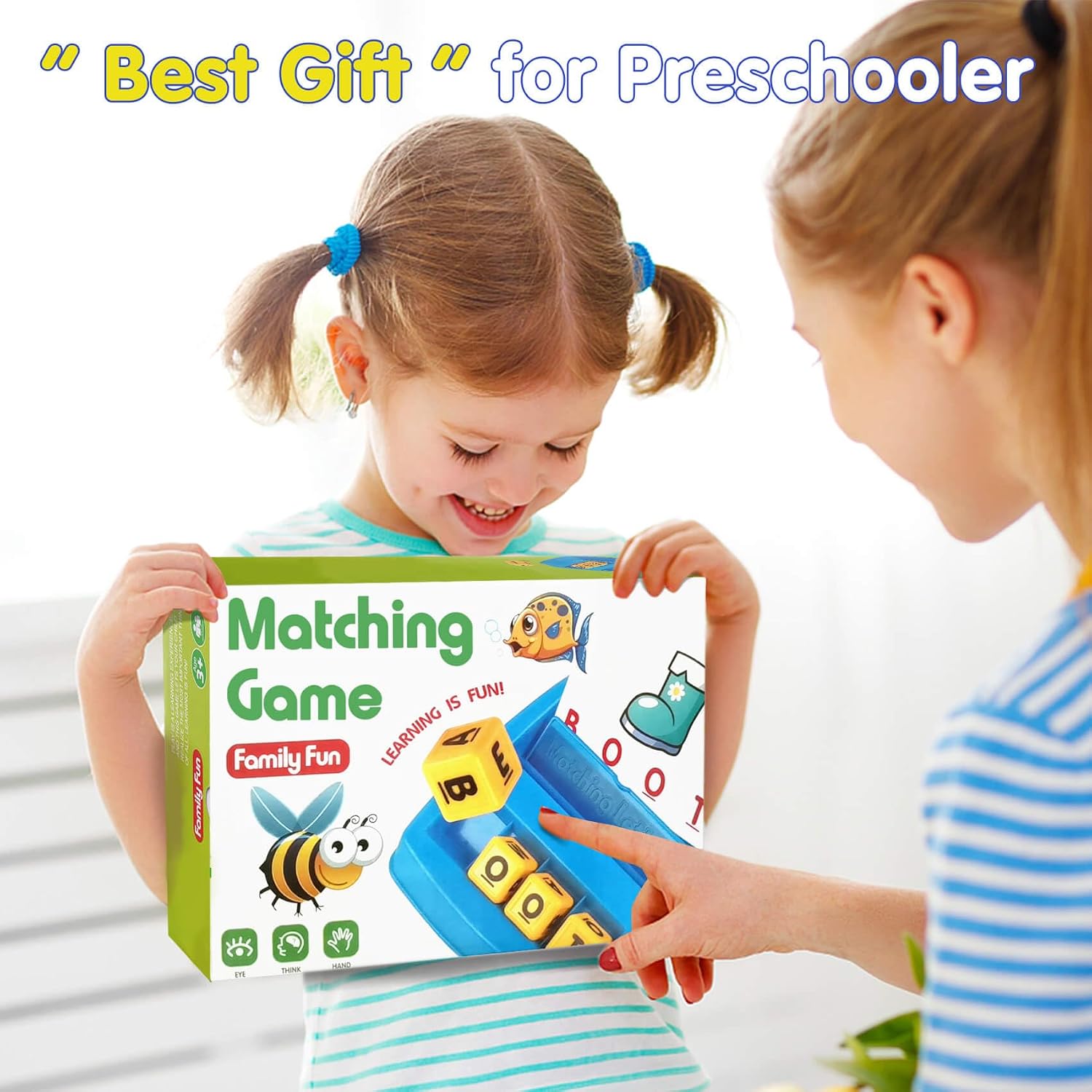 Thumbnail 6 de HahaGift Match Spelling Letter Learning Game 30 cards