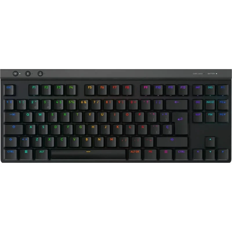 Logitech G515 LIGHTSPEED TKL: teclado mecánico inalámbrico GL con perfil bajo