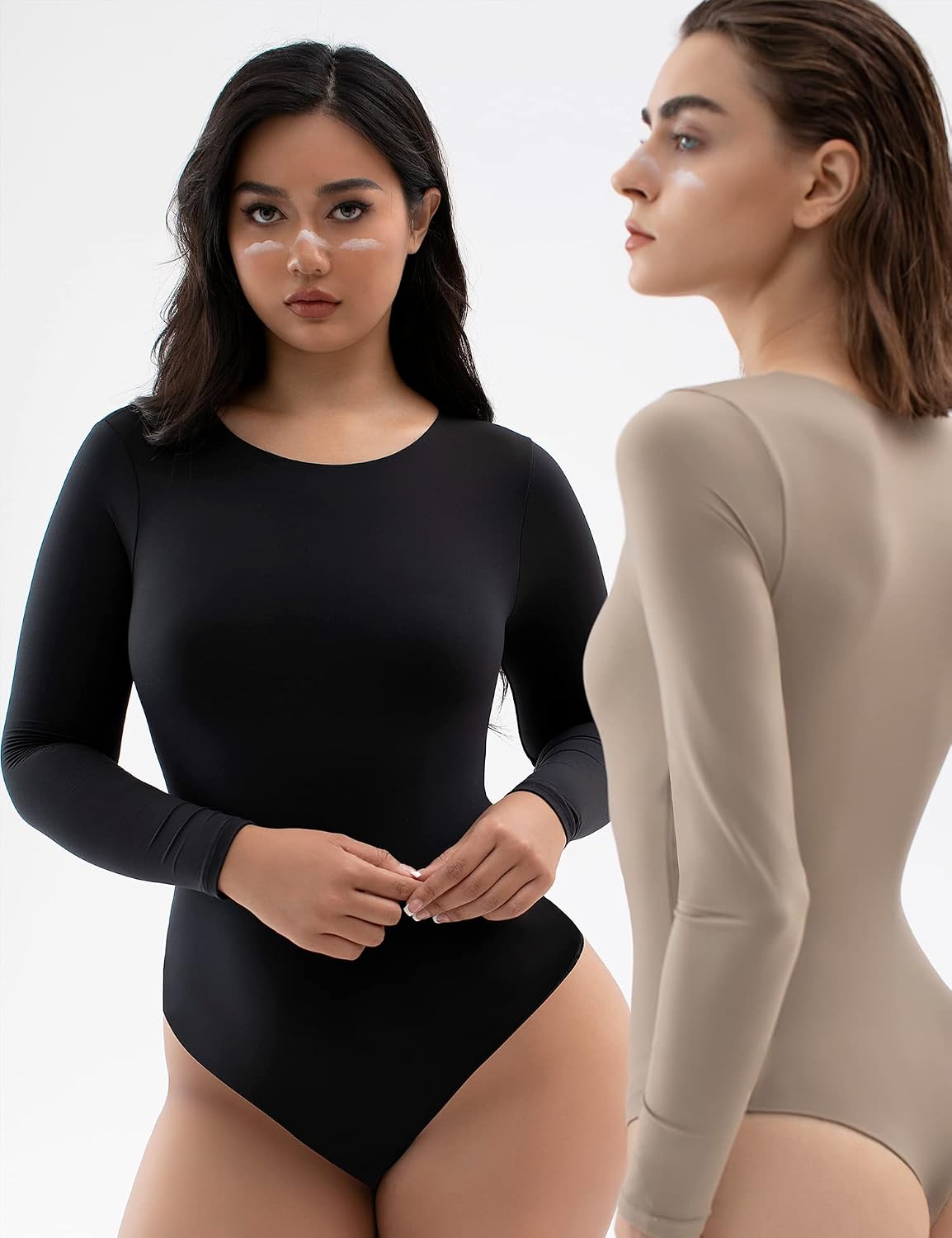 Thumbnail 4 de PUMIEY Women's Crew Neck Bodysuit XS–3XL