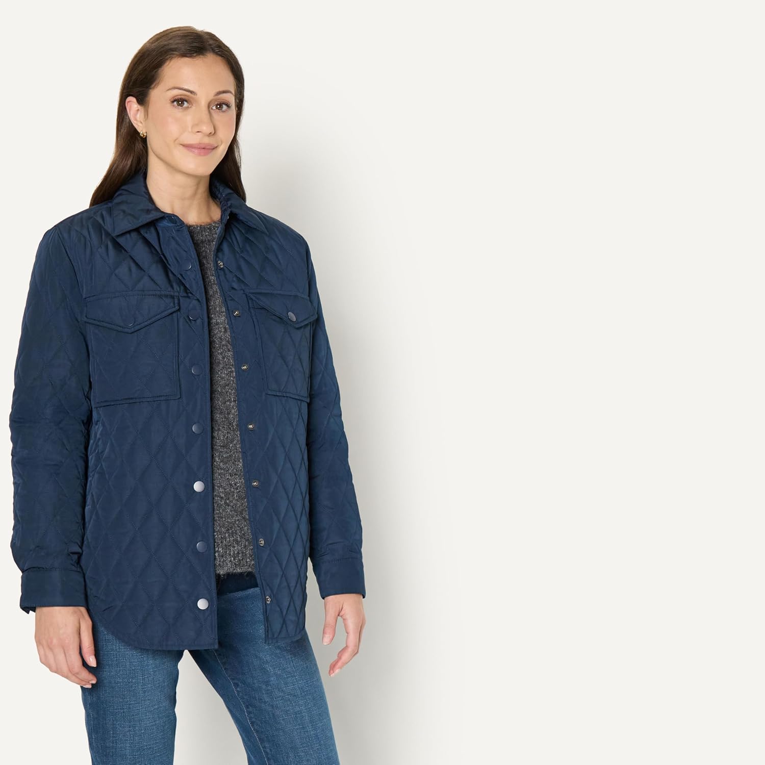 Detalle 2 de Amazon Essentials Relaxed-Fit Quilted Jacket 1️⃣