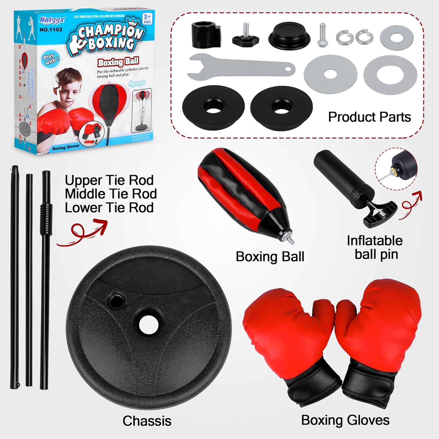 Thumbnail 5 de Punching Bag for Ages 3+ 🥊