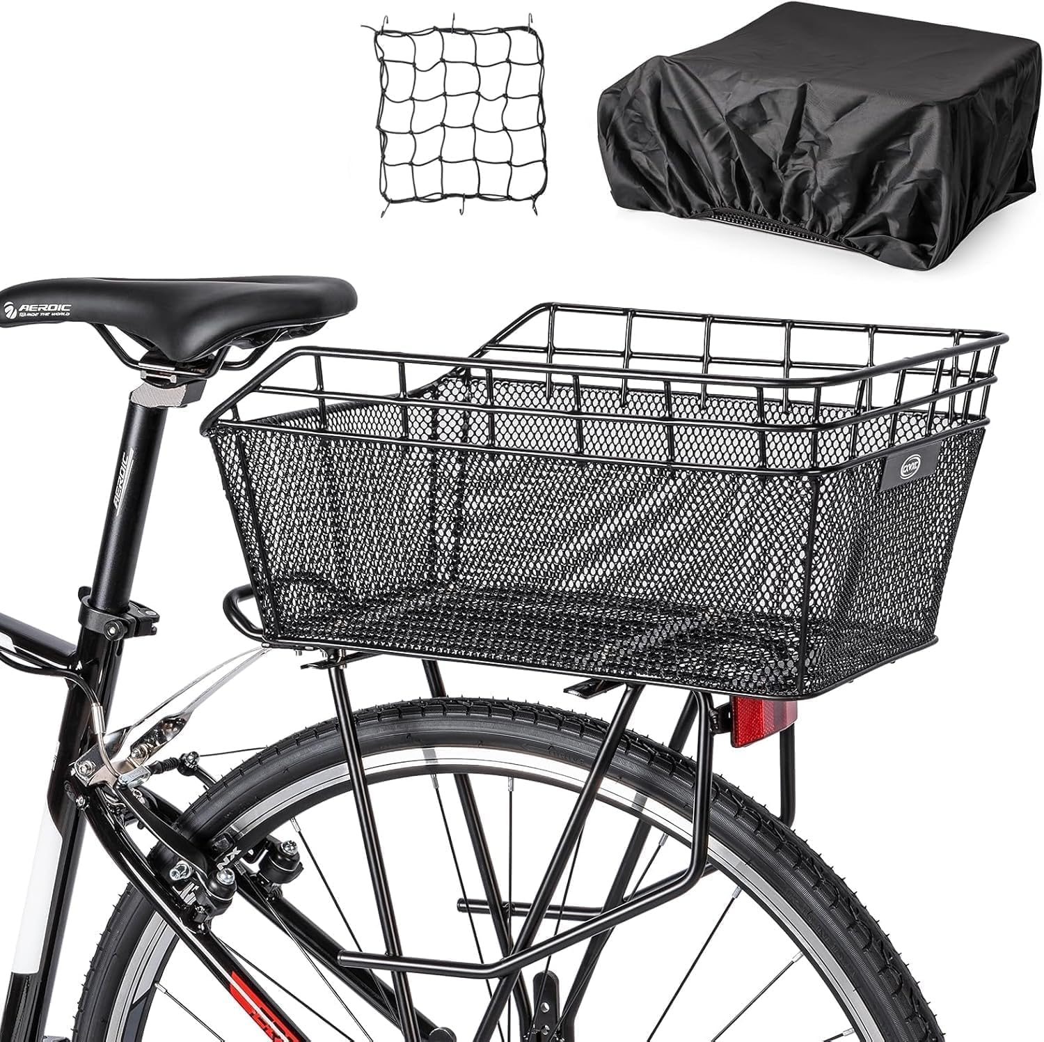 Detalle de CXWXC CX-HT-193-EU Fahrradkorb hinten
