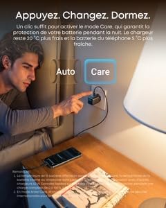 Detalle de Anker Nano Chargeur USB C à Écran Intelligent 45W Nano – Charge rapide et énergie adaptée