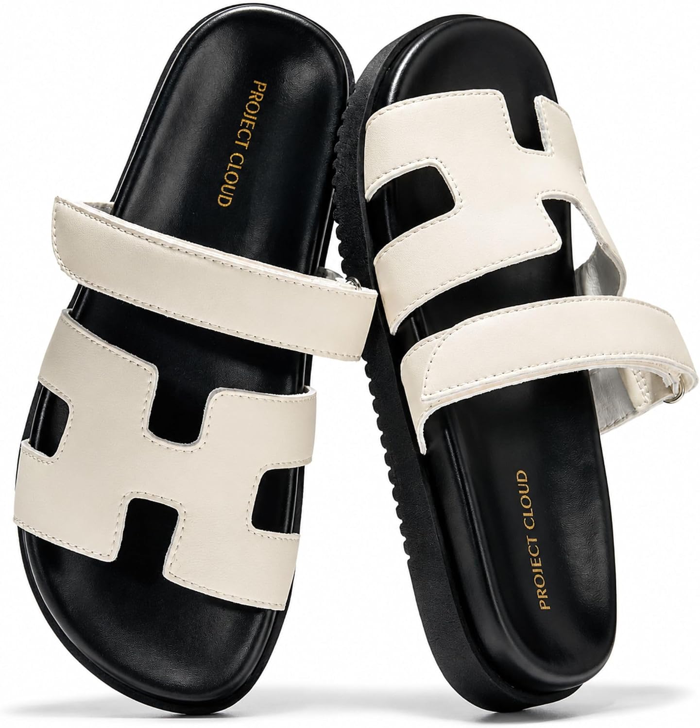 Detalle de Project Cloud Leather Platform Sandals for Women by Mayvy