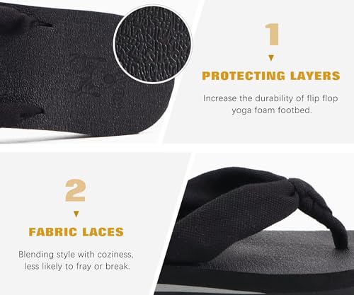Detalle de KuaiLu Women's Arch Support Cushioned Sandals: Memory Foam Comfort for Summer Walks