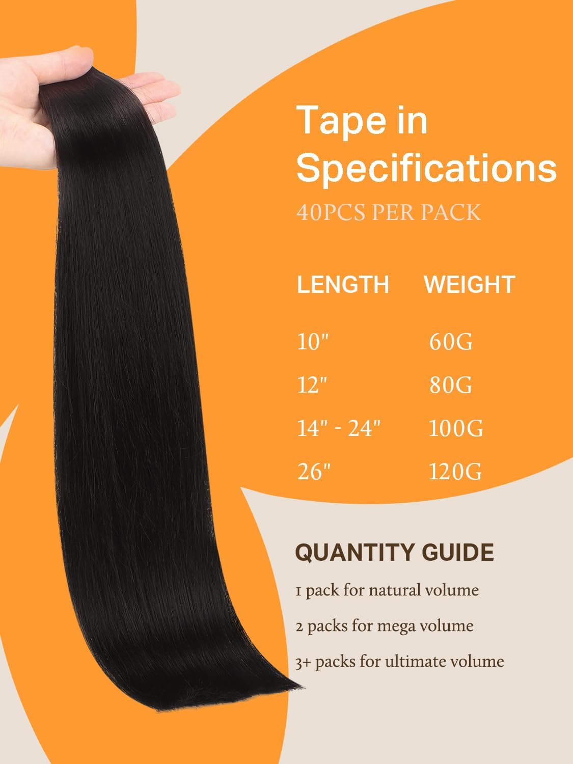 Thumbnail 3 de DOORES Extension Capelli Veri Remy Biadesive Tape-in Balayage Marrone Cioccolato a Biondo Caramello (45 cm, 40 pz, 100 g)