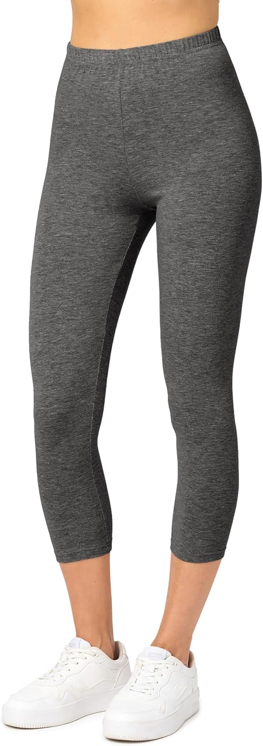 Thumbnail 6 de Merry Style Legging coton femme – confort souple et extensible, longueur 3/4, taille haute