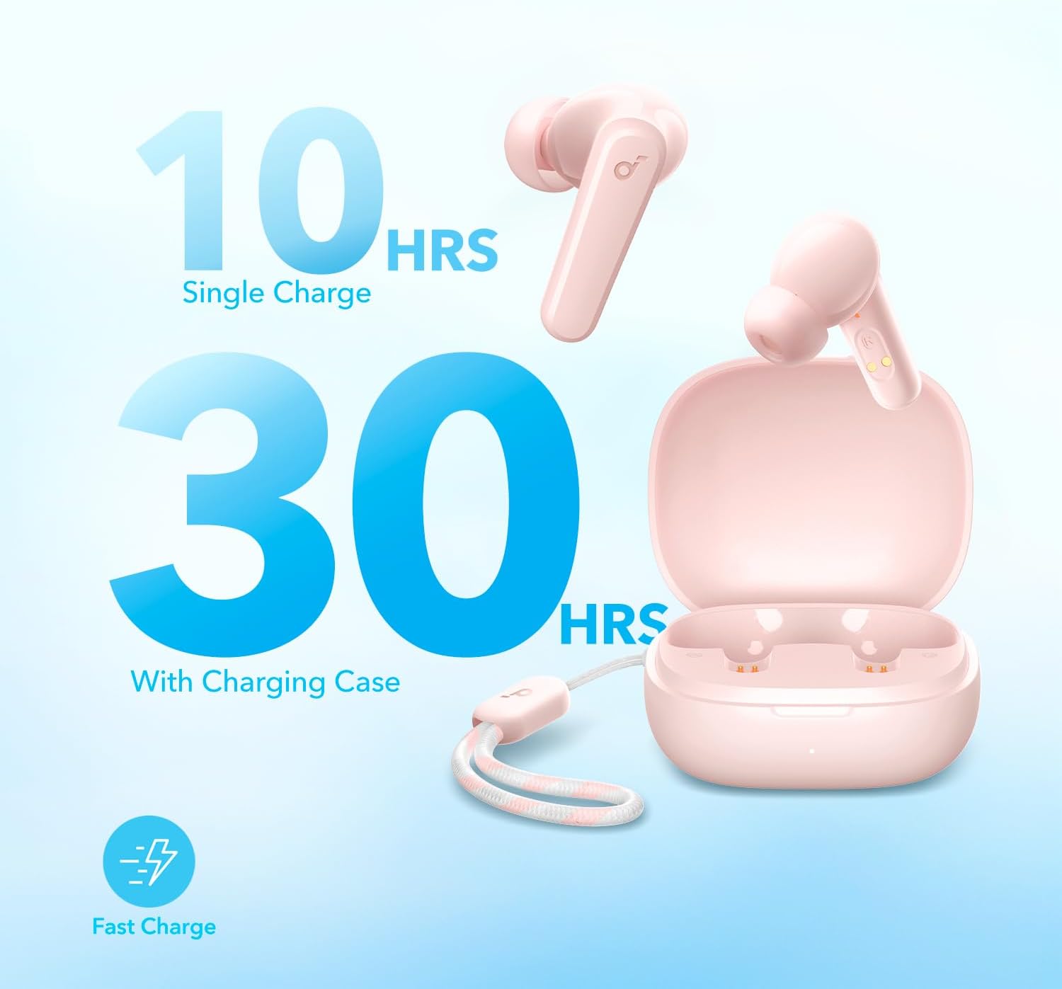 Detalle de Soundcore by Anker P20i True Wireless Earbuds (Bluetooth 5.3) with 30H playtime and IPX5