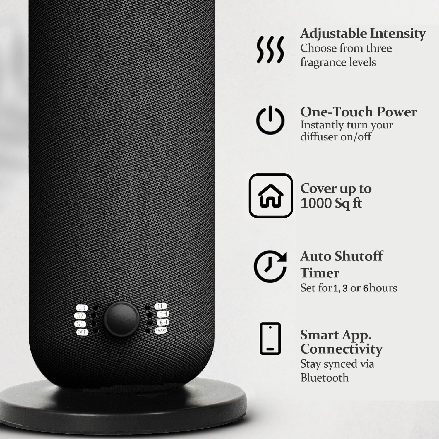Detalle 2 de Waterless Essential Oil Diffuser, 150 mL Tank