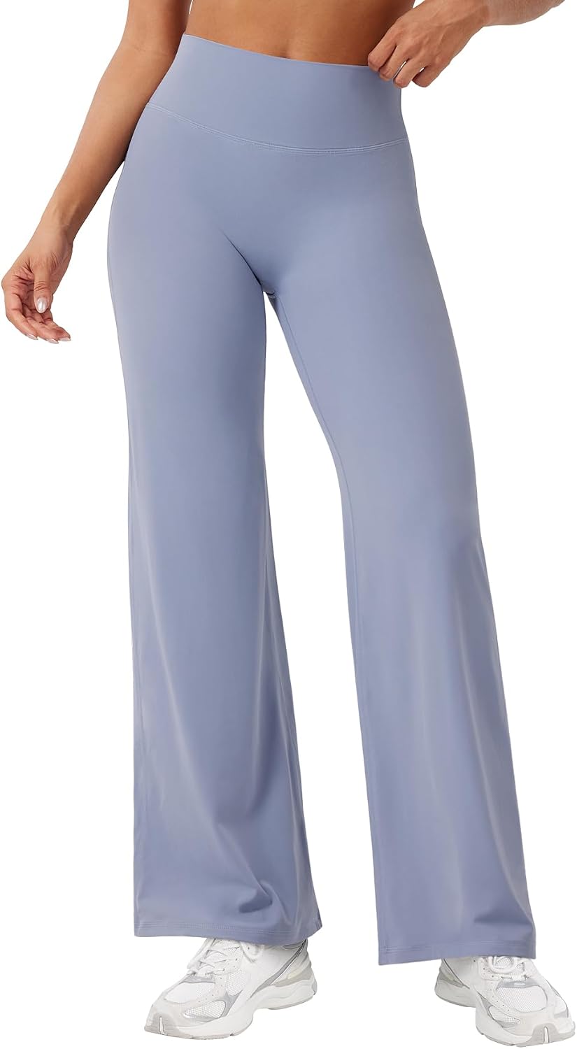 Detalle de YEOREO Women's No-Front-Seam High-Waisted Straight Leg Training Leggings