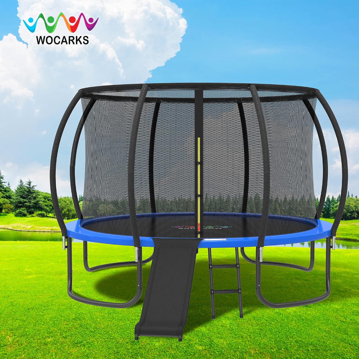 Thumbnail 2 de WOCARKS Trampoline Pad Replacement – 10ft to 16ft, Waterproof, Tear-Resistant Safety Spring Cover