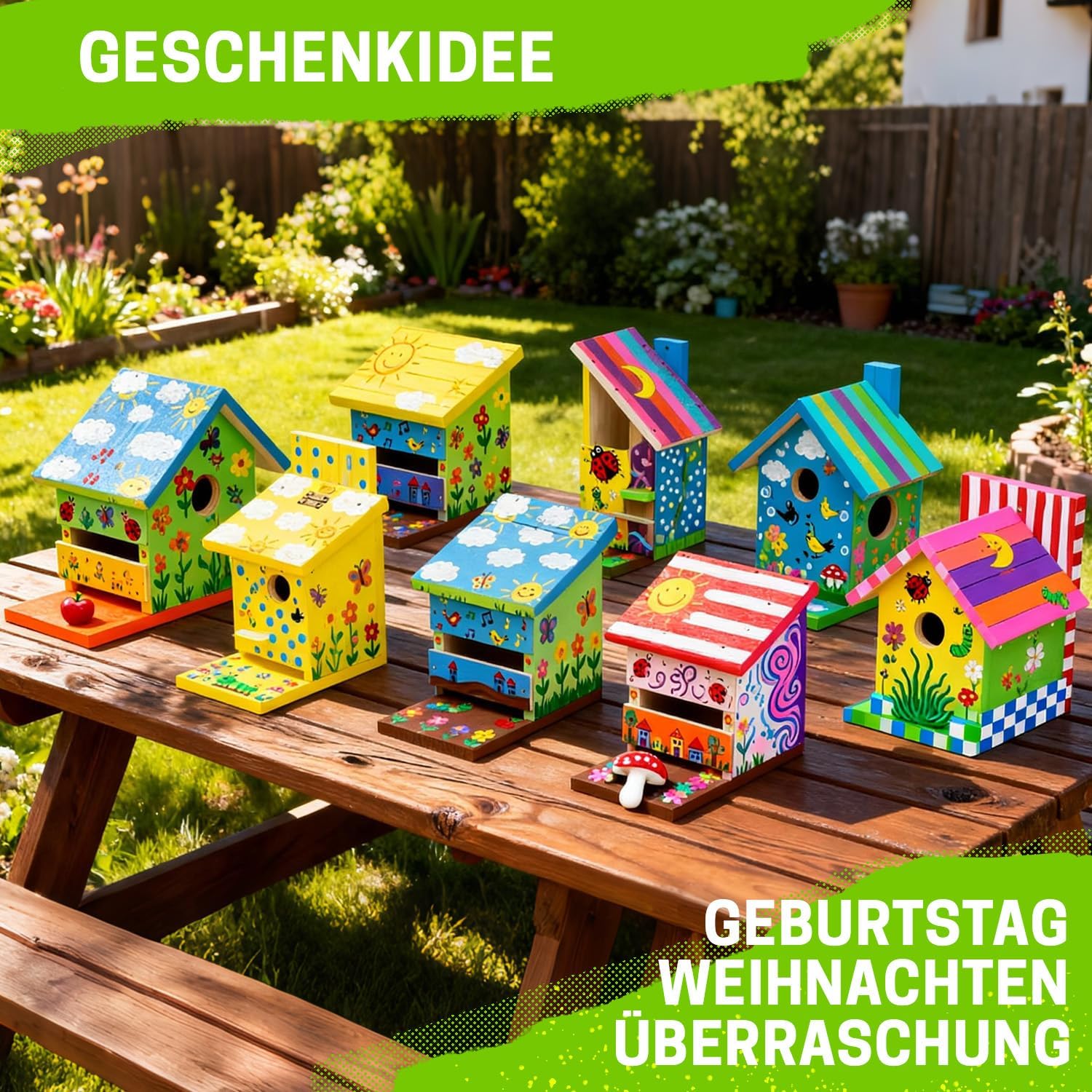 Thumbnail 4 de ITA DIY Nistkasten zum Zusammenbauen und Bemalen Skyhaven – Komplett-Bausatz für Kinder