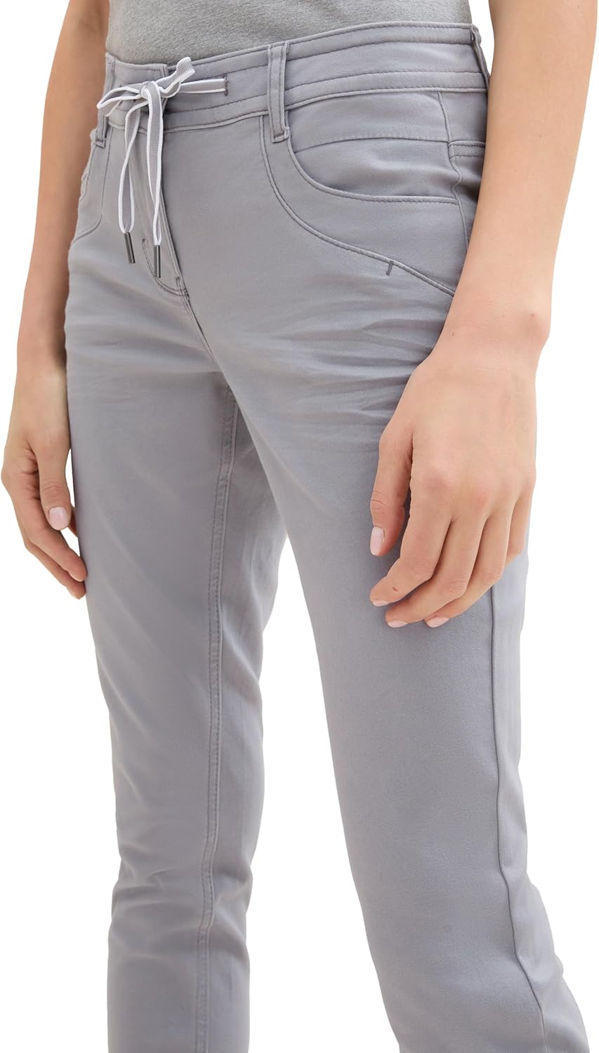 Thumbnail 5 de TOM TAILOR Damen Tapered Relaxed Hose mit Kordelzug – Bequeme Alltagsoption