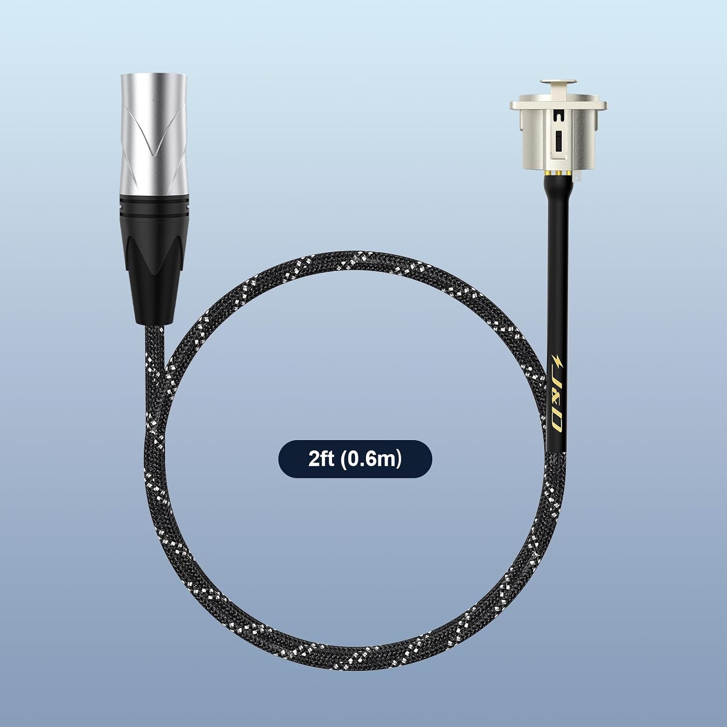 Thumbnail 6 de J&D D-Type XLR Cable, 2 Feet