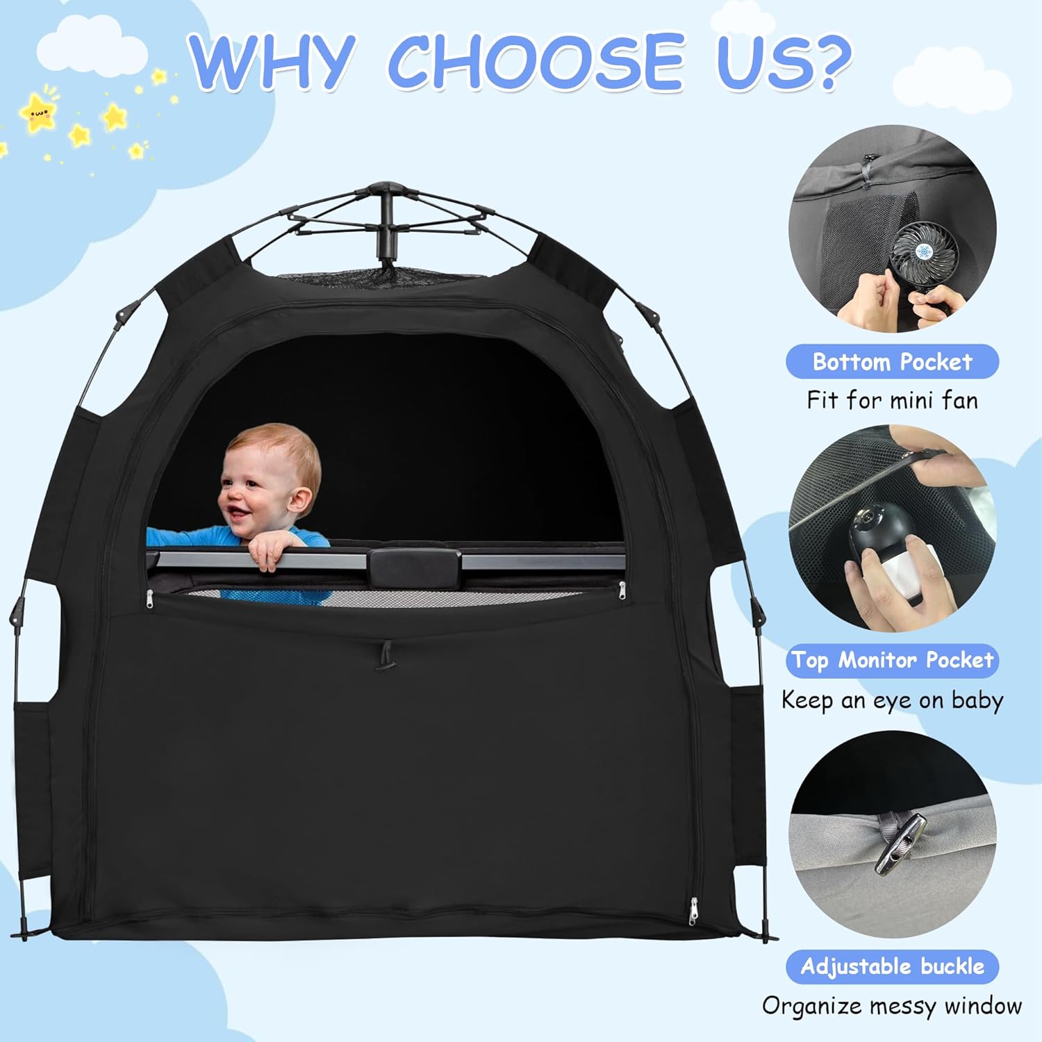 Thumbnail 3 de YABORAS Sleep Tent for Pack N Play