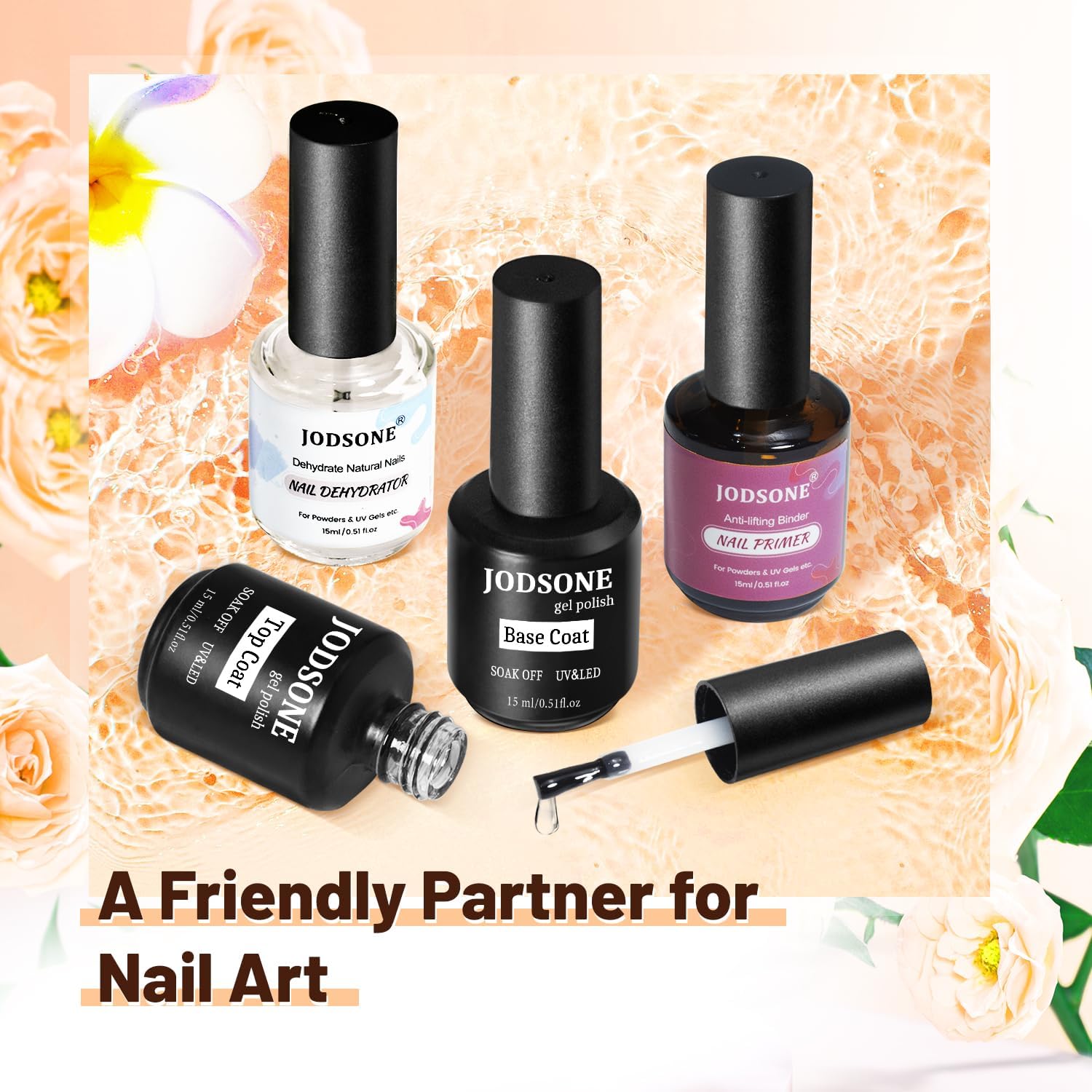 Thumbnail 6 de JODSONE 15ML x 4 Base e Top Coat semipermanente