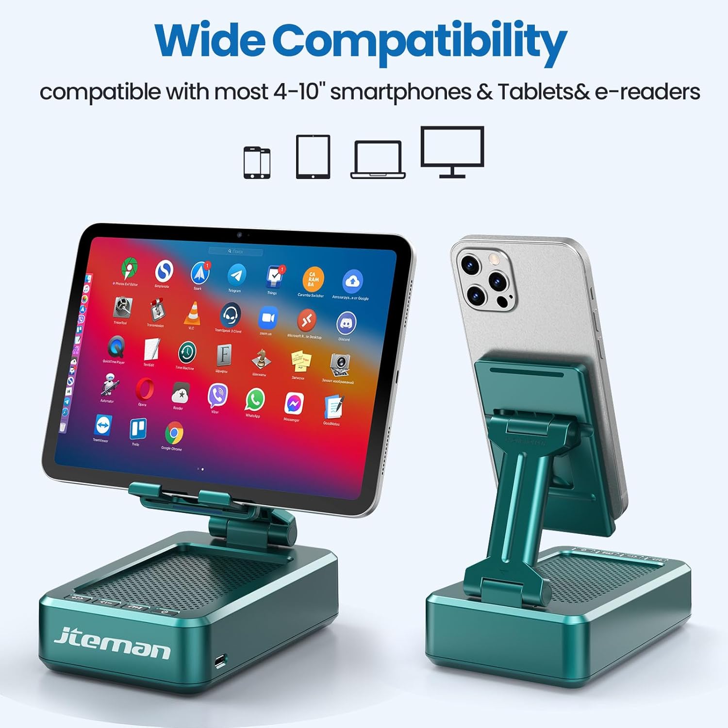 Detalle 2 de JTEMAN Bluetooth Speaker Phone Stand 15mm