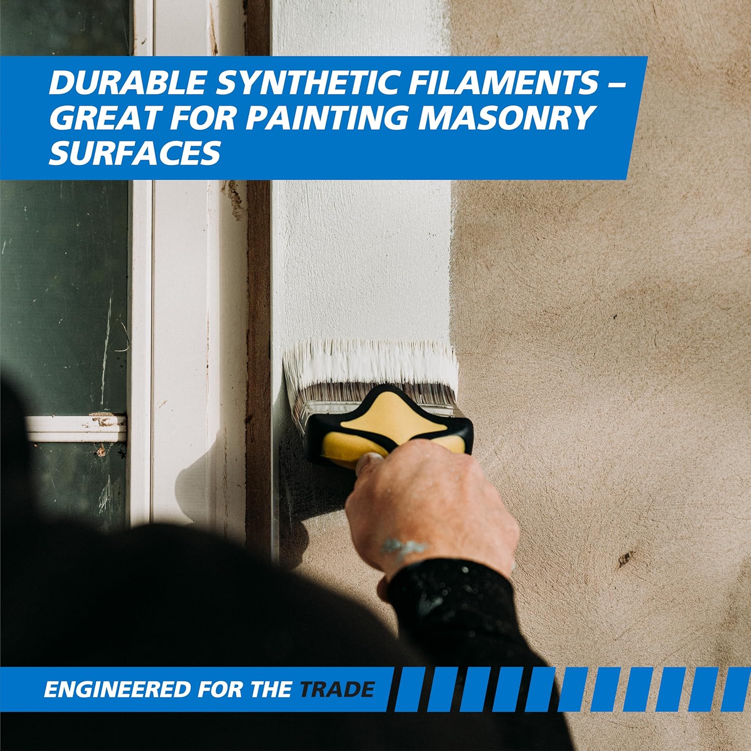 Thumbnail 3 de Harris Trade Angled Masonry Brush 4.75" for brick and block painting