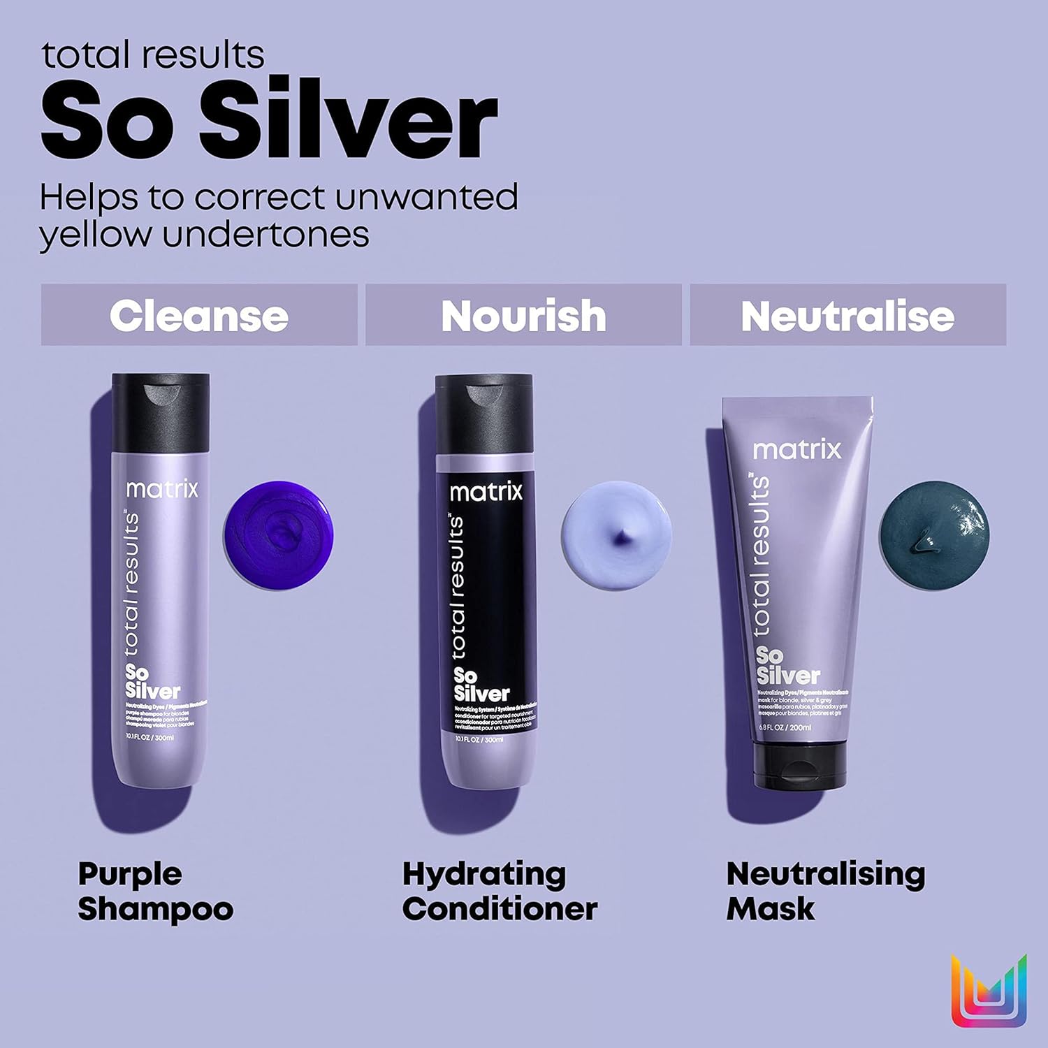 Thumbnail 6 de Matrix So Silver Total Results shampoo for blondes, greys and silvers