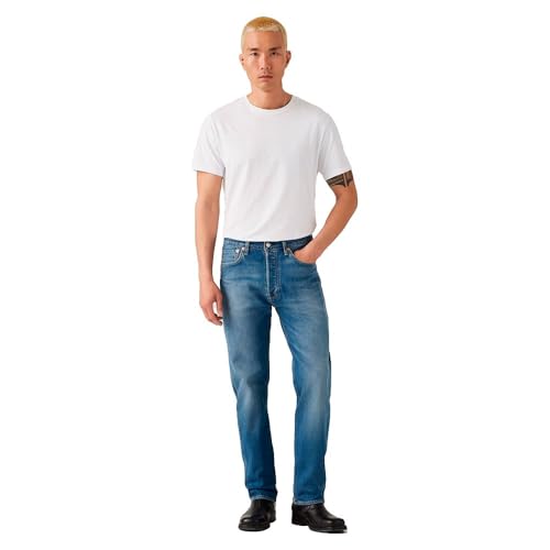Detalle de Levi’s 501 Original The Fairway: vaquero azul de corte recto 33W / 30L para personalizar tu estilo