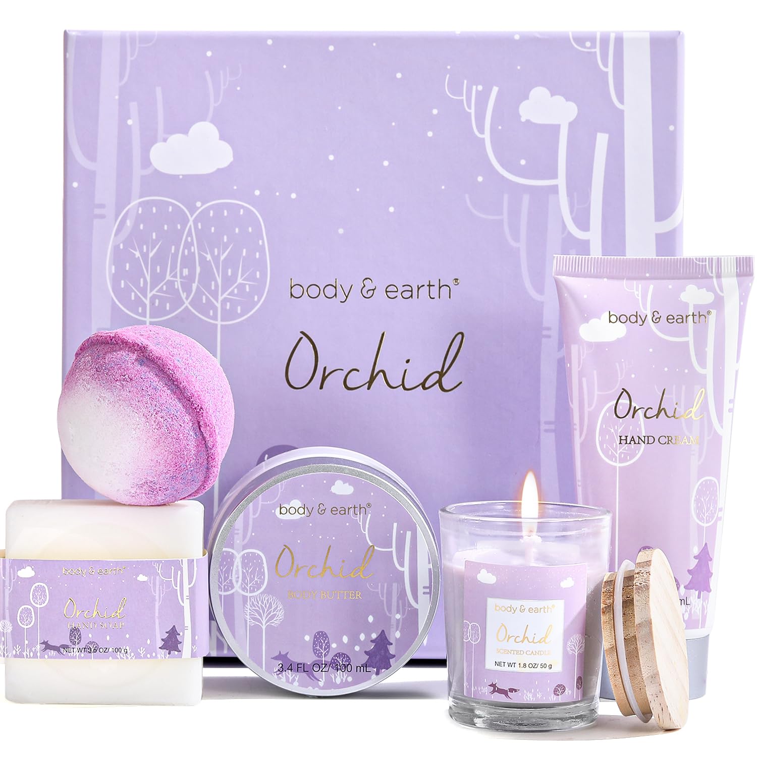 Thumbnail 4 de BODY & EARTH Orchideen Geschenkset 5tlg
