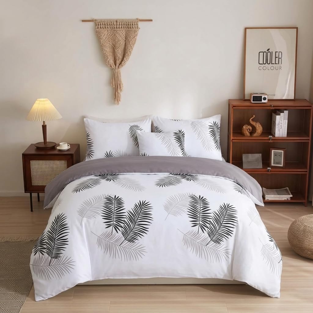 Detalle de Imperial Rooms King Size Leaf Duvet Cover Set