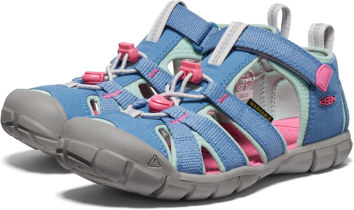 Thumbnail 3 de Keen Unisex Kinder SEACAMP II CNX Blau Tiefen/Gargoyle - Wassersandale mit schnellem Trocknen und gutem Halt