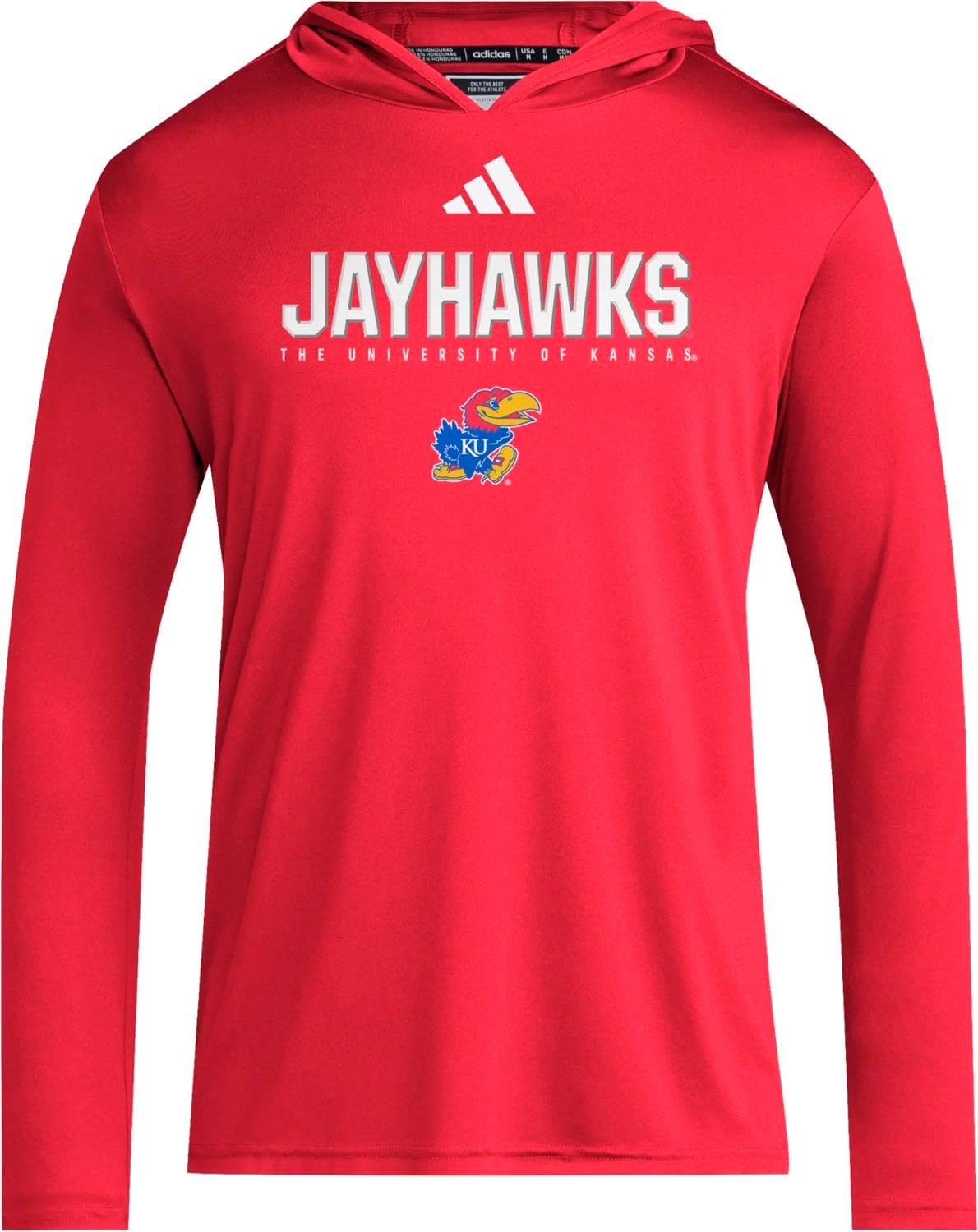 Detalle de adidas Men’s NCAA 25/26 Designed for Training Lightweight Hoodie (North Carolina State)