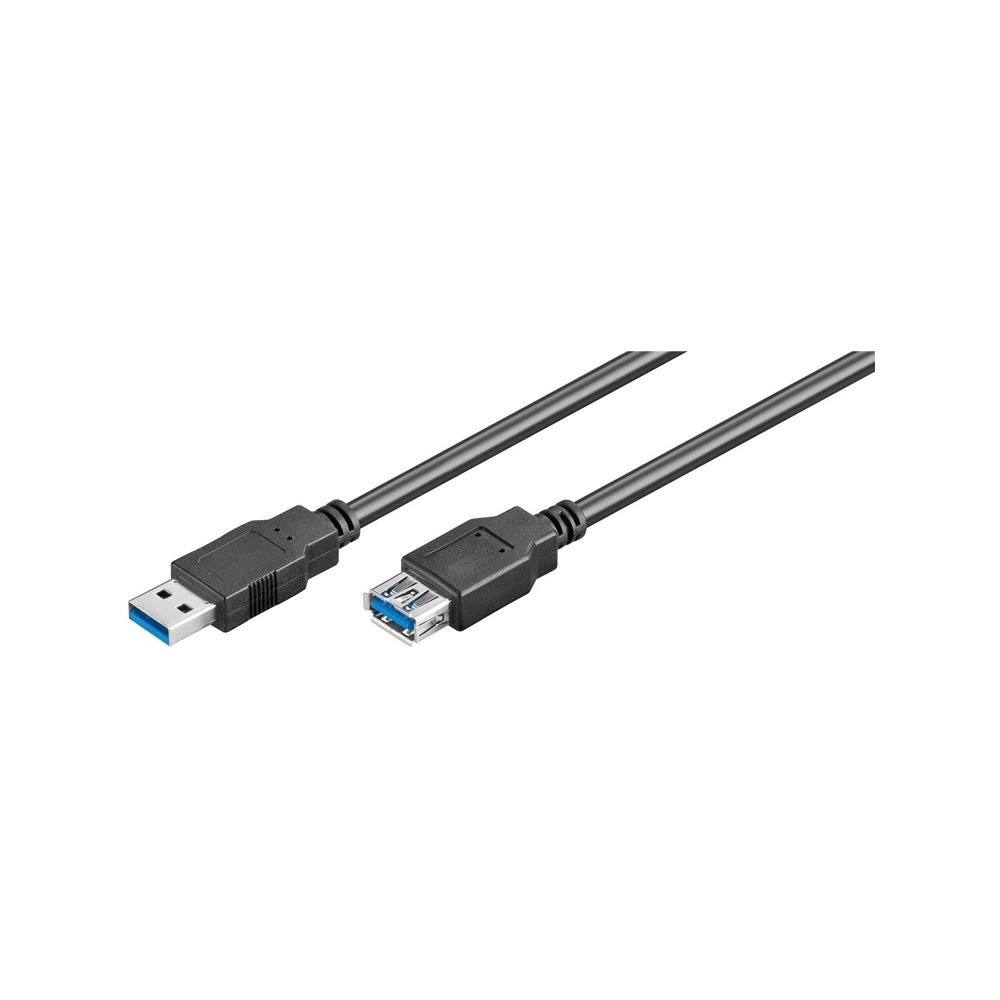 Detalle 2 de Goobay 93998 przedłużacz USB-A 3.0, 1,8 m, 5 Gb/s, potrójne ekranowanie