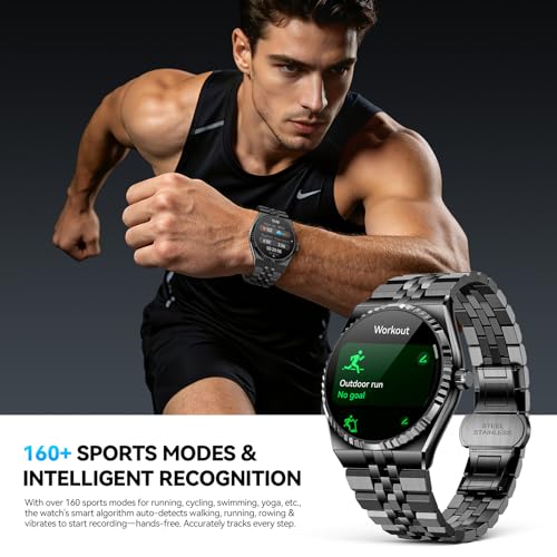 Detalle de SOUYIE H66PRO Smartwatch: Classic Zinc Alloy Design with Bluetooth Calling and Health Tracking
