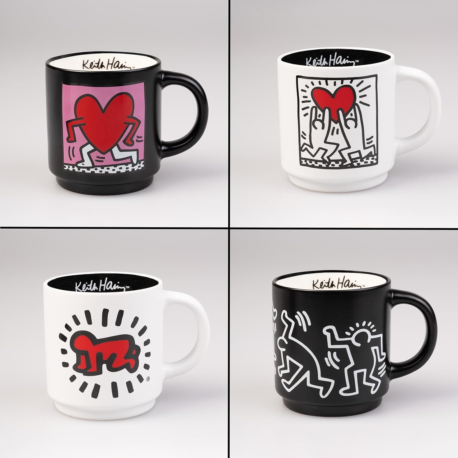Thumbnail 1 de Grupo Erik Keith Haring 4 Tazas de Café 300ml