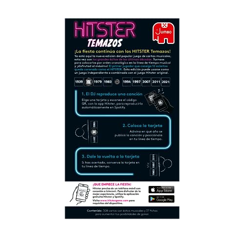 Detalle de Hitster Schlager EIN – Party- und Kartenspiel für Erwachsene und Familien von Hitster