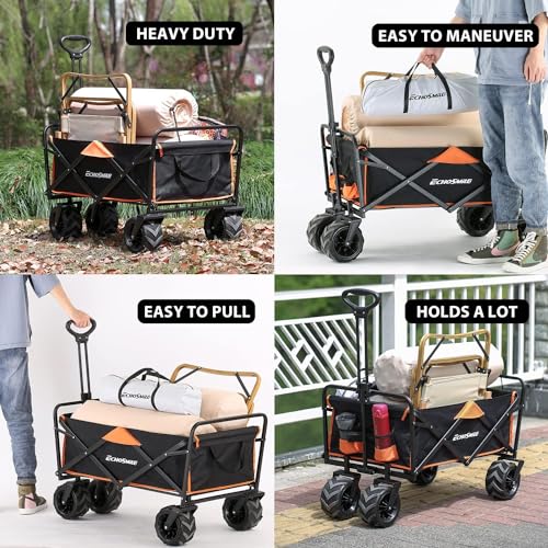Thumbnail 6 de EchoSmile Carro Plegable 200L 160kg: movilidad práctica para playa, camping y compras