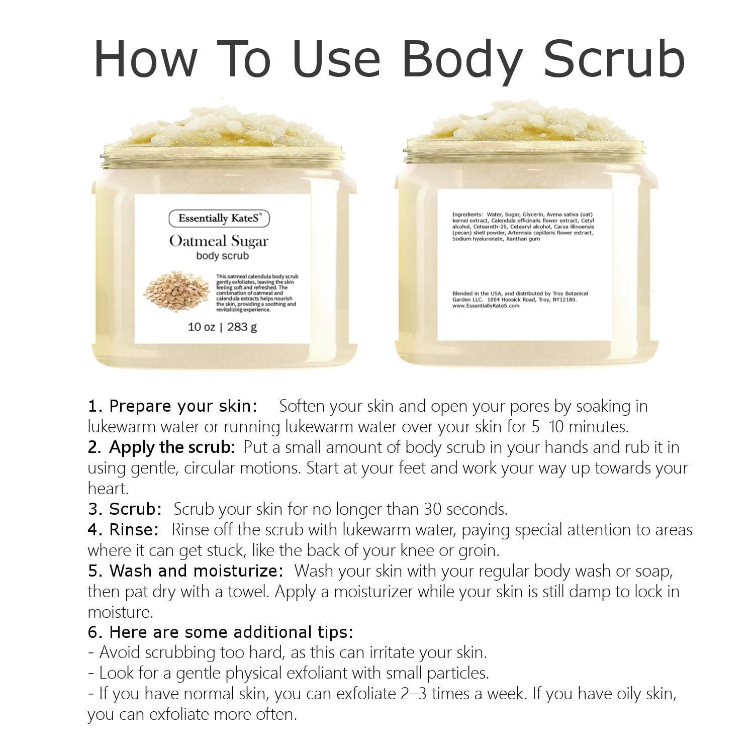 Thumbnail 2 de Oatmeal Sugar Body Scrub 10 oz