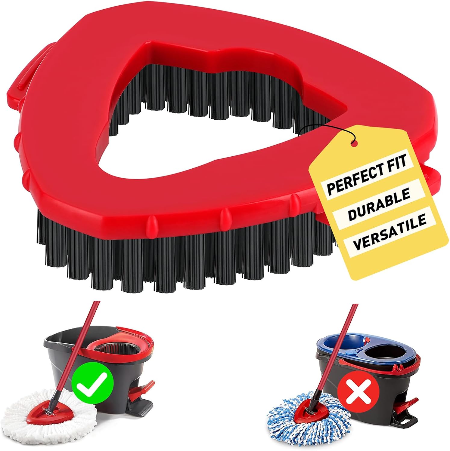 Detalle de Scrub Brush Replacement Head, 2-Pack