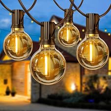 Detalle de Torkase Catena luminosa esterno 33 m, 58 LED, 2200K 🌟