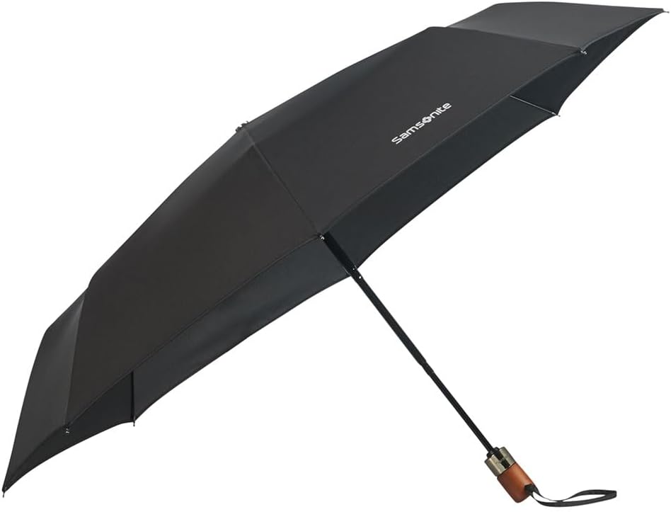 Thumbnail 5 de Samsonite Wood Classic S Auto-Open Regenschirm, Holzgriff, 98 cm, Schwarz