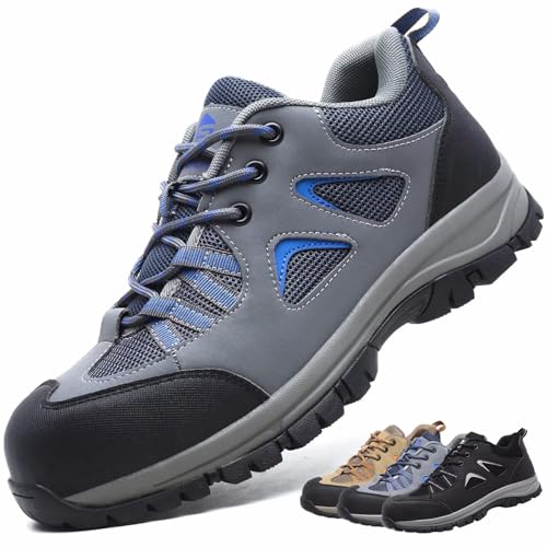 Detalle de CYKYGGO Chaussures de Sécurité Homme/Femme - Toile respirante et embout acier, EU 44