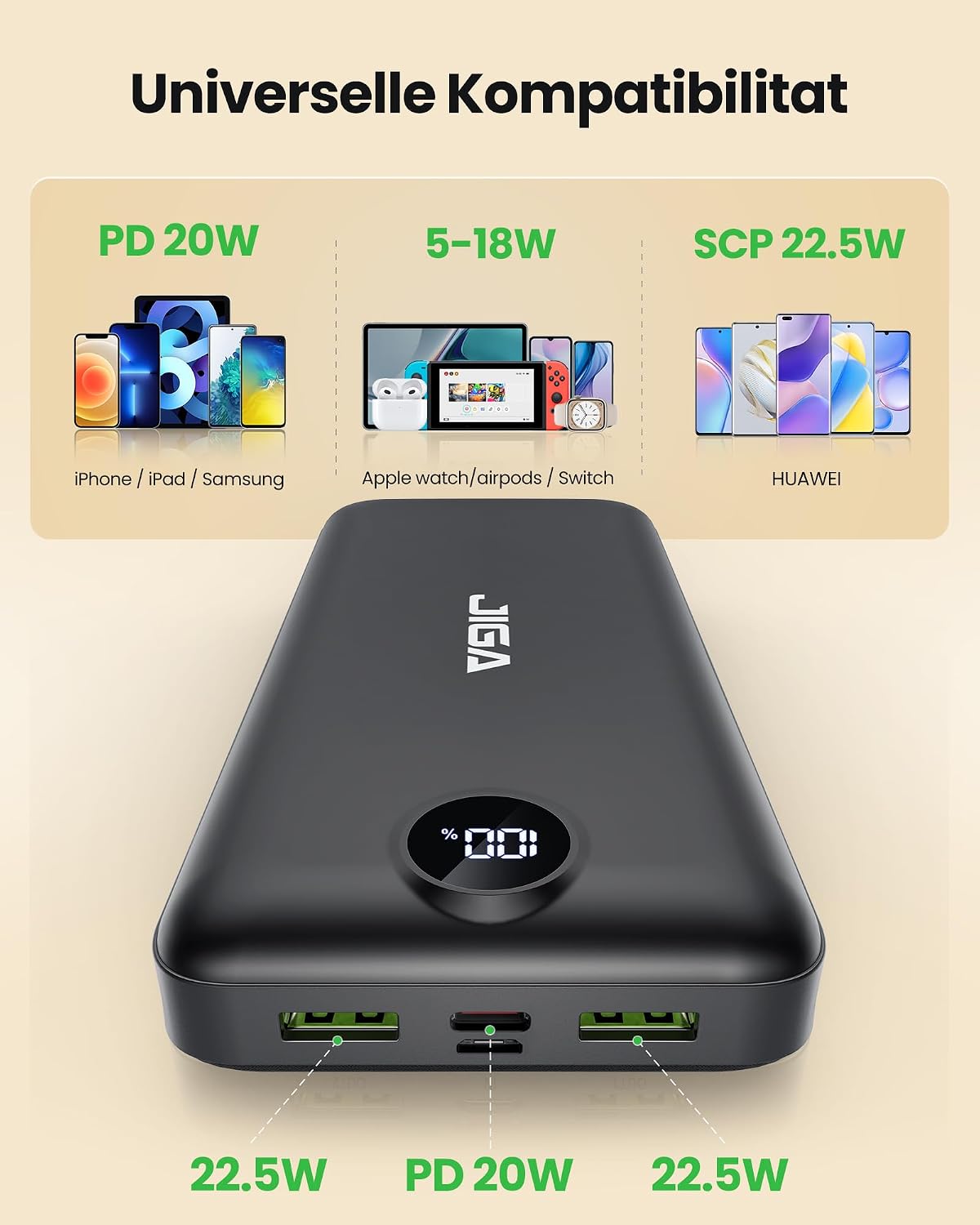 Thumbnail 4 de Powerbank 27000mAh 22,5W Schnellladung