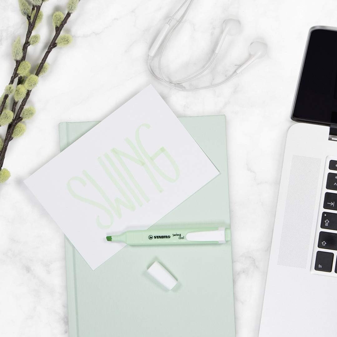 Thumbnail 1 de STABILO swing cool Pastel Highlighter Pack of 8